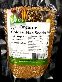 Organic Golden Flax Seeds 有机黄金亚麻子